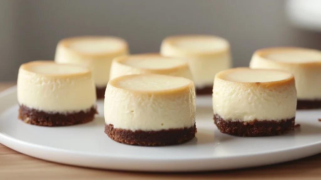 How do you keep mini cheesecakes from cracking?