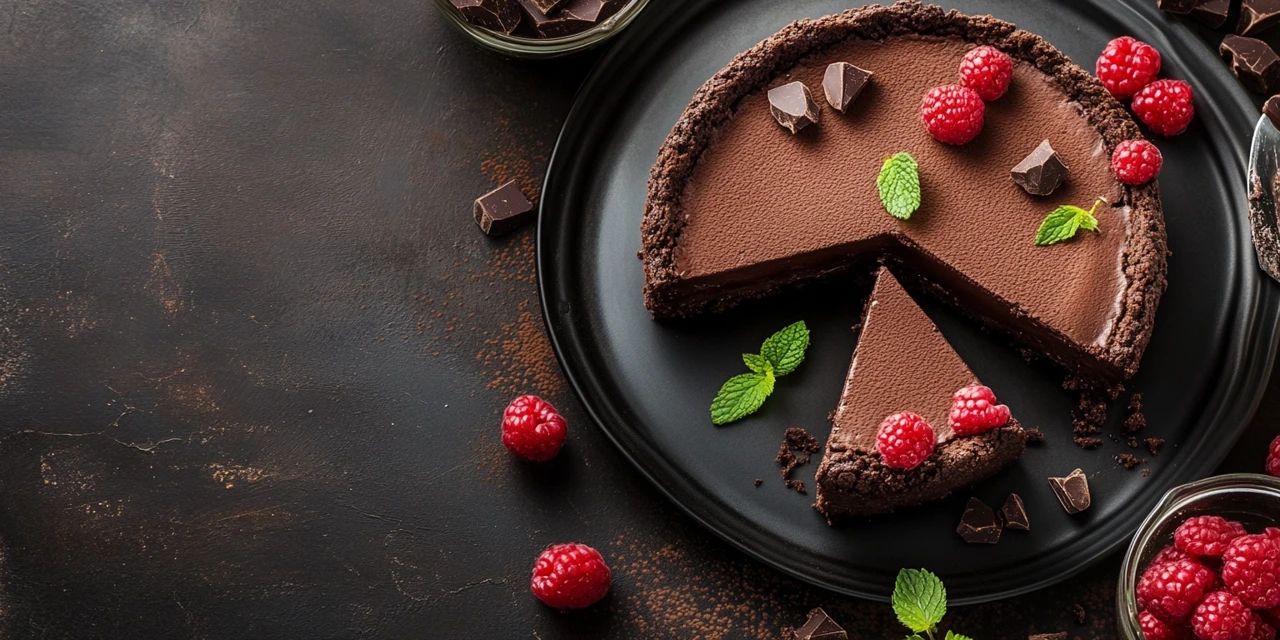 What is chocolate cheesecake made of?