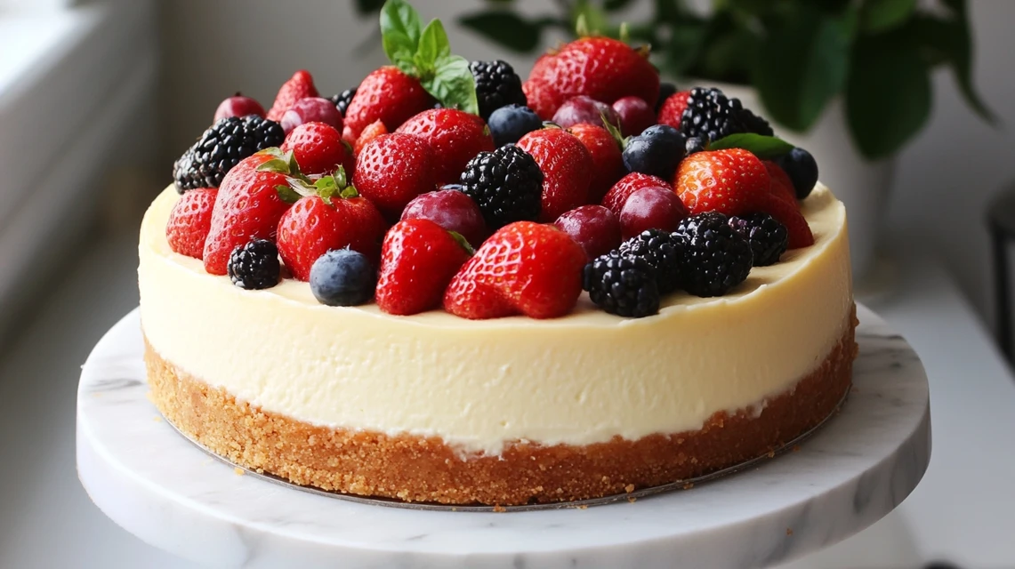 Italian ricotta cheesecake