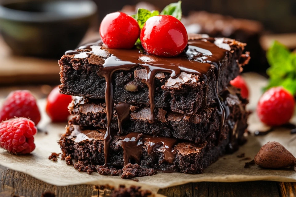 recipe for heavenly hash brownies