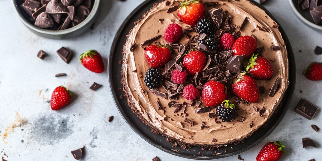 chocolate cheesecake no-bake