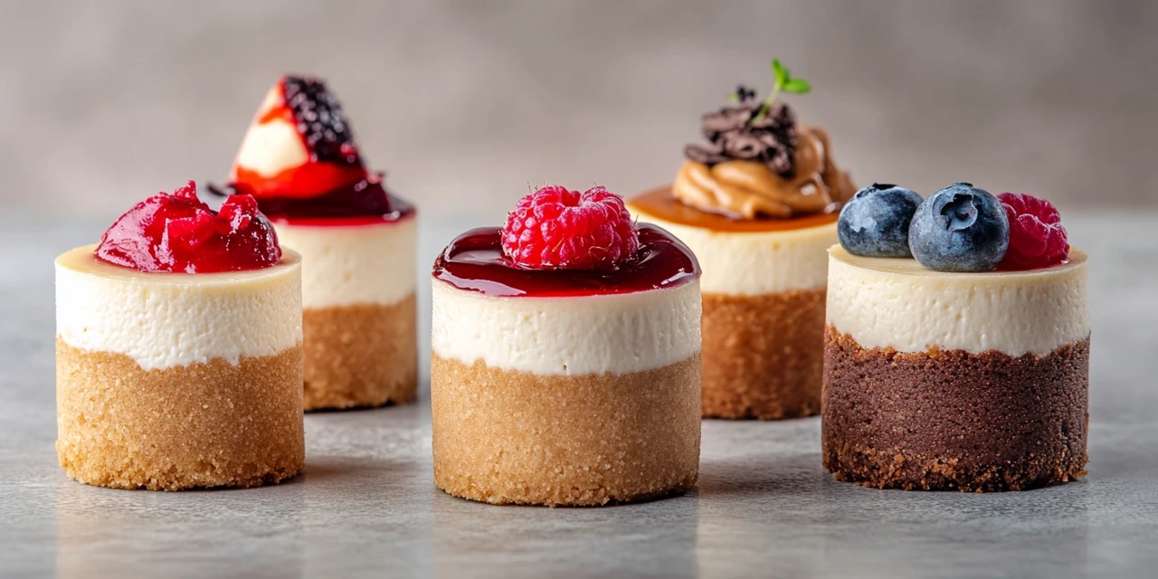 mini cheesecakes