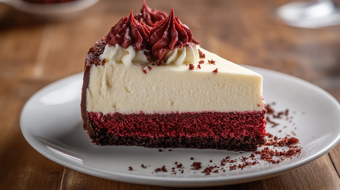 red velvet cheesecake