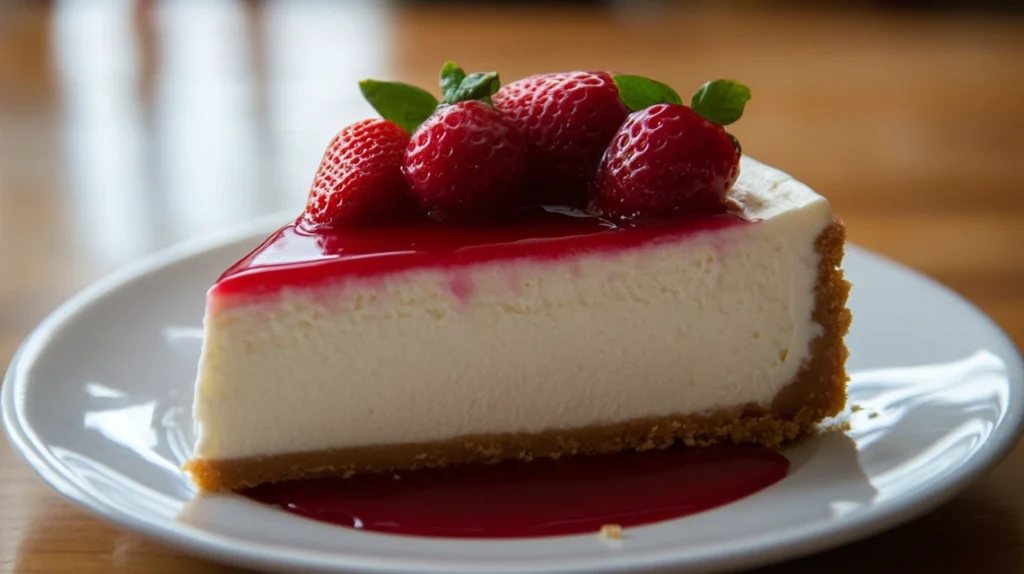 How do you know when ricotta cheesecake is done