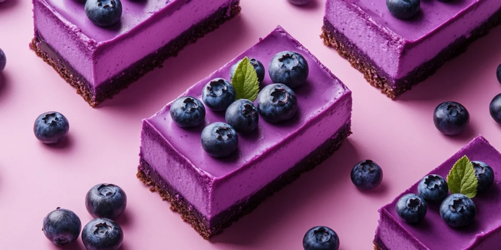 What is blueberry cheesecake made of?